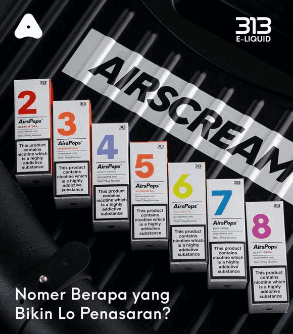 AIRSCREAM AIRSPOPS 313 數字電子煙小煙油官網:圖片 3